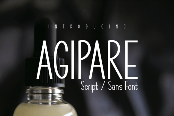 Agipare: A Bold Handwritten Font for Dynamic Web Design