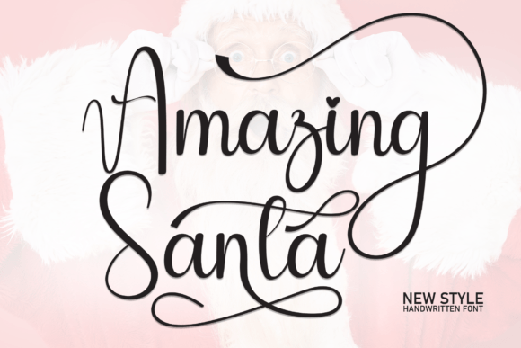 Amazing Santa: A Sweet Handwritten Font for Crafters and Sellers