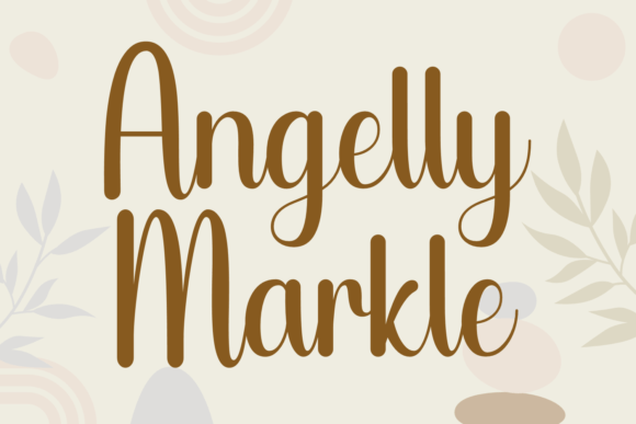 Angelly Markle: A Script Font That Elevates Editorial Design