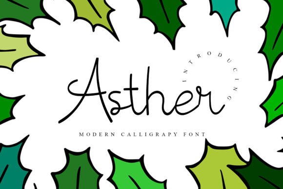 Asther: A Stylish Script Font for Professional Branding