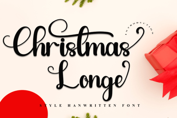Christmas Longe: A Handwritten Font That Elevates Craft and Product Design