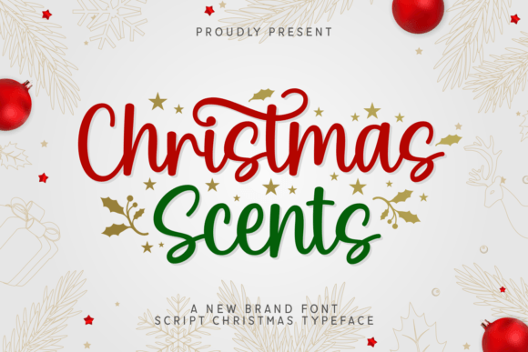 Christmas Scents Font: Bringing Holiday Cheer to Handmade Designs