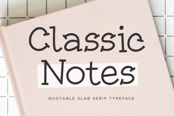 Classic Notes: A Vintage-Inspired Typeface That Elevates Brand Identity