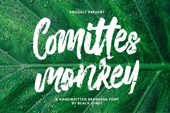 Comittes Monkey: A Fresh Script Font for Polished Branding