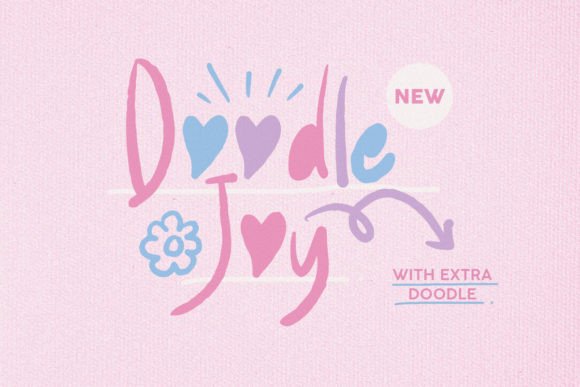 Doodle Joy: A Charming Handwritten Font for Web Designers