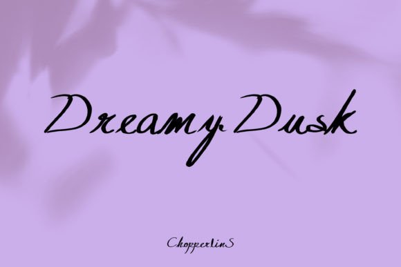 Dreamy Dusk Font: A Soft Touch for Elegant Branding