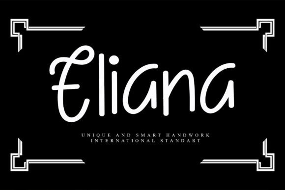 Eliana: The Elegant Script Font That Elevates Modern Marketing Design