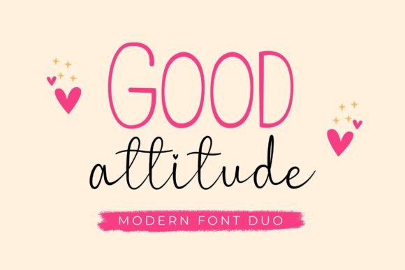 Good Attitude: A Designer’s Font for Sweet, Handmade Branding
