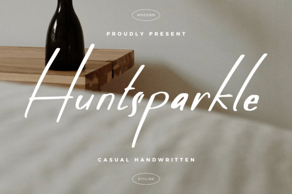 Huntsparkle: A Handwritten Font That Elevates Modern Web Design