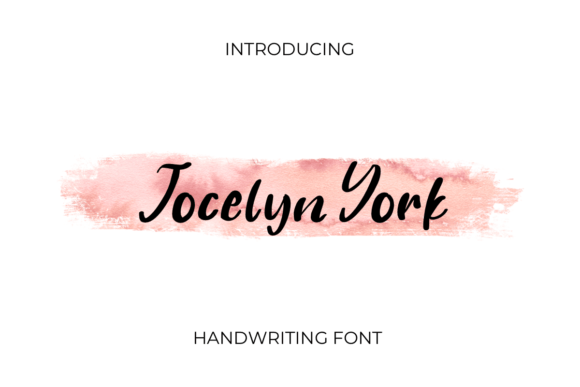 Jocelyn York: A Handwritten Font That Elevates Modern Web Design