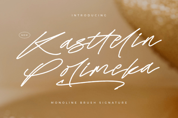 Kasttelin Polimeka: A Monoline Script Font for Modern Web Typography