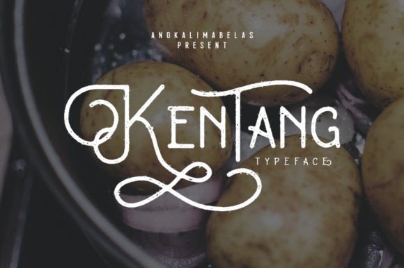 Kentang Typeface: Elevating Web Design with Modern Handwritten Charm