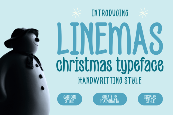 Linemas: A Christmas-Inspired Script Font for Festive Digital Design