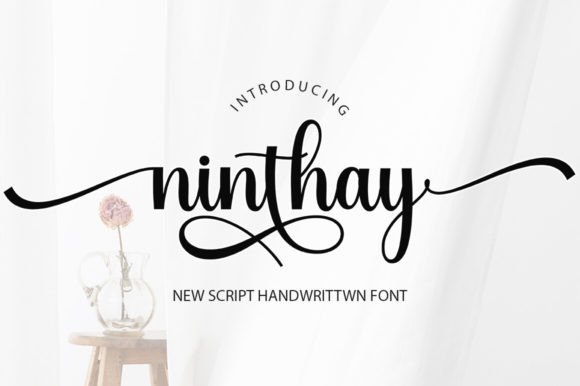 Ninthay: A Modern Calligraphy Font for Editorial Design and Digital Publishing