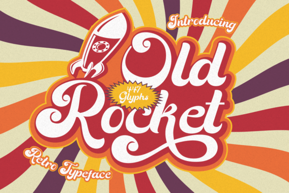 Old Rocket: A Retro Typeface That Adds Groovy Charm to Handmade Designs