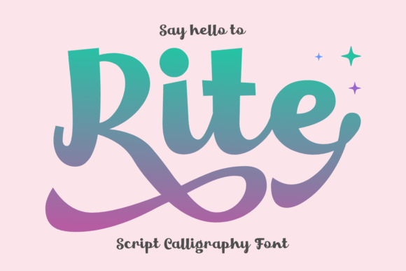 Rite: A Bold Script Font That Elevates Brand Typography