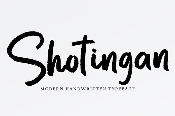 Shotingan: A Script Font That Elevates Campaign Typography