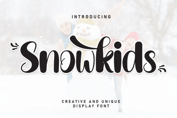 Snowkids: A Playful Handwritten Font for Scroll-Stopping Digital Campaigns