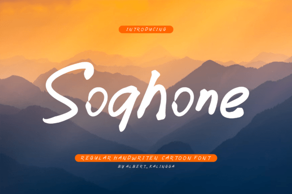 Soghone: A Bold Handwritten Font for Scroll-Stopping Digital Campaigns