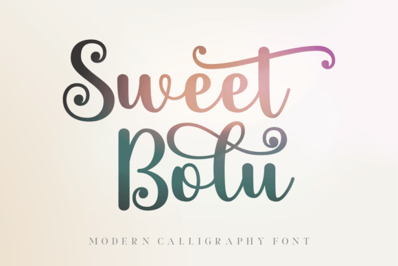 Sweet Bolu: A Charming Script Font for Modern Web Design