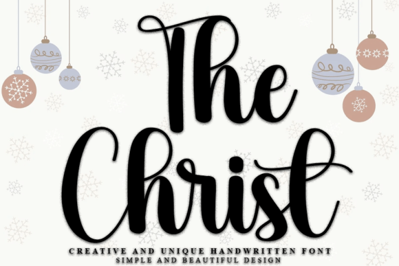 The Christ: A Modern Handwritten Font for Business Branding