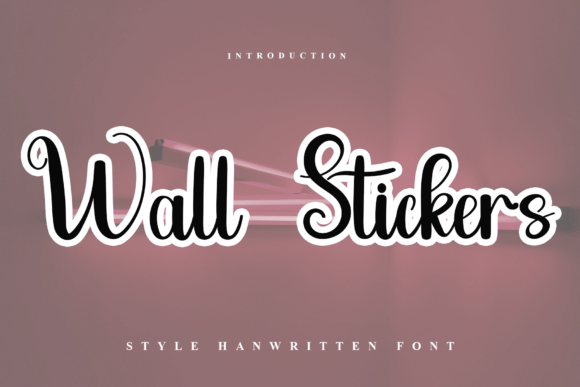Wall Stickers Font: A Designer’s Secret for Polished Branding