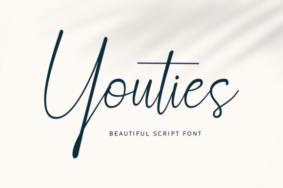 Youties: A Stylish Script Font for Modern Web Design Projects